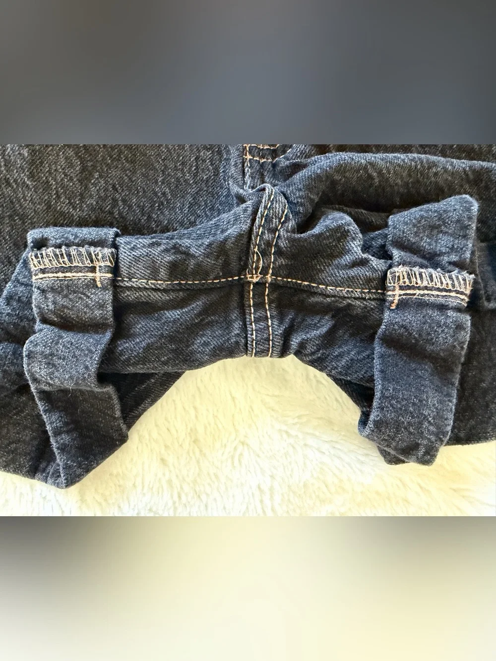 Art Class Girls High Rise Jean Shorts Black Wash Large 10/12 Adjustable Waist